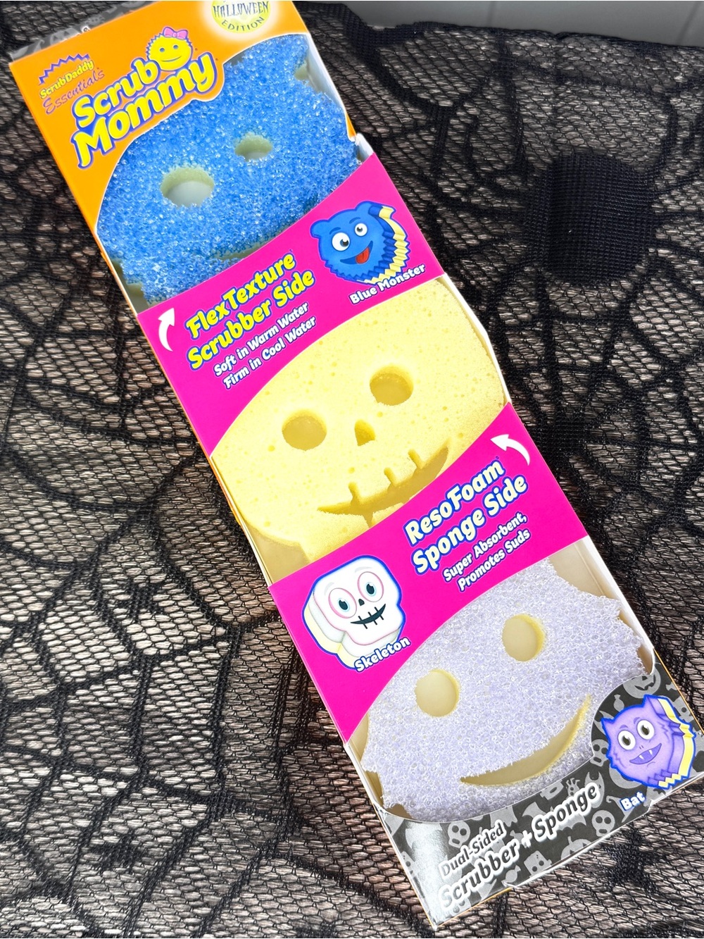 NEW Scrub Mommy Halloween Edition Sponge Set